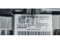Recambio de mando multifuncion para citroen c4 cactus 1.2 i 82 referencia OEM IAM 98139475ZD  