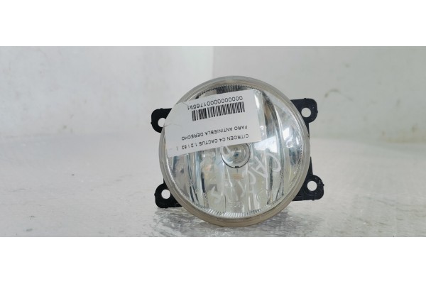 Recambio de faro antiniebla derecho para citroen c4 cactus 1.2 i 82 referencia OEM IAM   