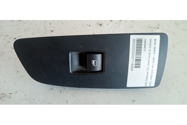 Recambio de mando elevalunas delantero derecho para bmw serie 1 berlina (e81/e87) 118d referencia OEM IAM 15939870  