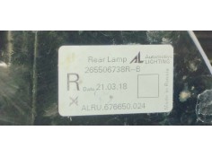 Recambio de piloto trasero derecho para renault captur 1.2 i turbo 118 referencia OEM IAM   