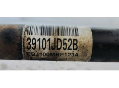 Recambio de transmision delantera izquierda para nissan qashqai (j10) acenta referencia OEM IAM 39101JD52B  