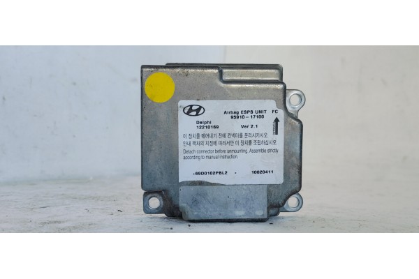 Recambio de centralita airbag para hyundai matrix (fc) 1.5 crdi 16v gls full referencia OEM IAM 9591017100  