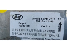 Recambio de centralita airbag para hyundai matrix (fc) 1.5 crdi 16v gls full referencia OEM IAM 9591017100  