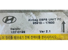 Recambio de centralita airbag para hyundai matrix (fc) 1.5 crdi 16v gls full referencia OEM IAM 9591017600  