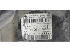 Recambio de faro izquierdo para audi a4 berlina (8e) 2.0 tdi referencia OEM IAM 0301219201  