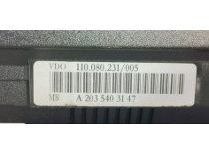 Recambio de cuadro instrumentos para mercedes-benz clase c (w203) familiar 2.2 cdi referencia OEM IAM A2035403147  