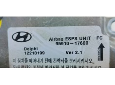 Recambio de centralita airbag para hyundai matrix (fc) 1.5 crdi 16v gls full referencia OEM IAM 9591017600  