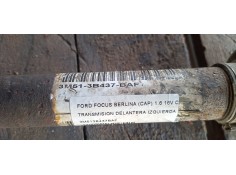 Recambio de transmision delantera izquierda para ford focus berlina (cap) 1.6 16v cat referencia OEM IAM 3M513B437BAF  