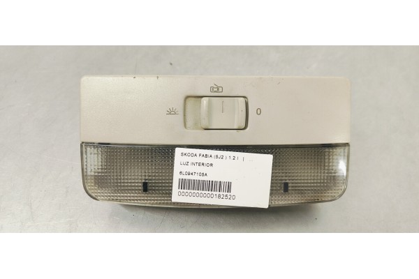 Recambio de luz interior para skoda fabia (5j2 ) 1.2 i referencia OEM IAM 6L0947105A  