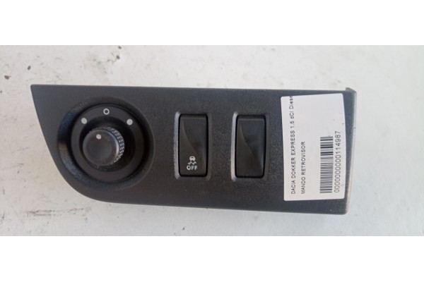 Recambio de mando retrovisor para dacia dokker express 1.5 dci diesel fap cat referencia OEM IAM   