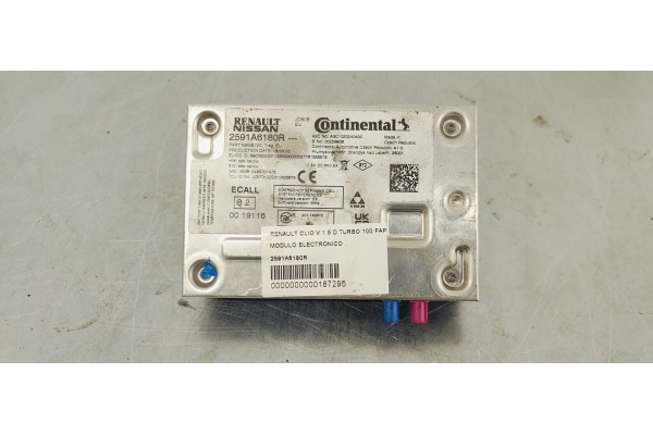 Recambio de modulo electronico para renault clio v 1.5 d turbo 100 fap referencia OEM IAM 2591A6180R  