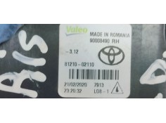 Recambio de faro antiniebla derecho para toyota yaris 1.5 i 112 referencia OEM IAM 8121002110  