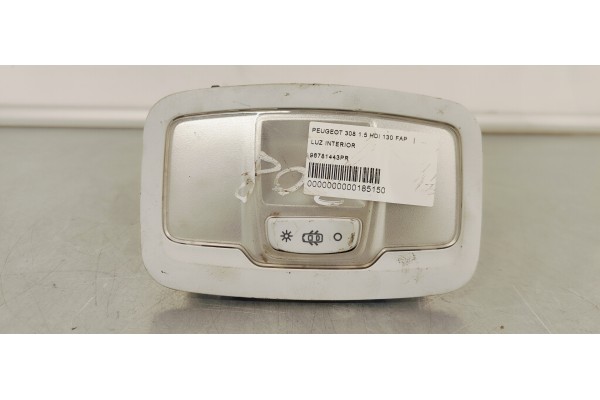Recambio de luz interior para peugeot 308 1.5 hdi 130 fap referencia OEM IAM 96781443PR  