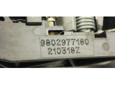 Recambio de maneta exterior trasera derecha para peugeot 308 1.5 hdi 130 fap referencia OEM IAM 9802977180  