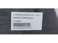 Recambio de deposito combustible para citroen c4 cactus shine referencia OEM IAM P1002942  