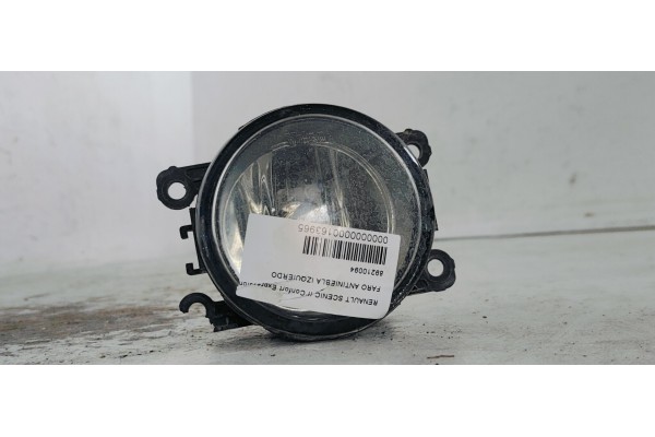 Recambio de faro antiniebla izquierdo para renault scenic ii confort expression referencia OEM IAM 89210094  