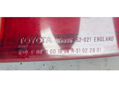 Recambio de piloto trasero derecho para toyota yaris (ncp1/nlp1/scp1) 1.0 cat referencia OEM IAM   