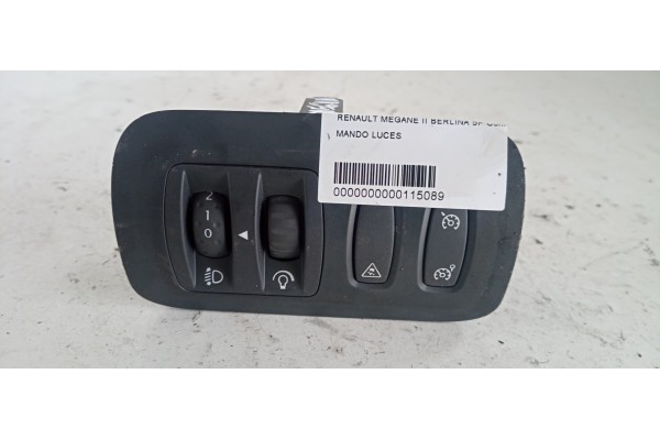 Recambio de mando luces para renault megane ii berlina 5p confort authentique referencia OEM IAM   