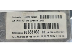 Recambio de pantalla multifuncion para citroen c4 lim. collection referencia OEM IAM 9666303080  