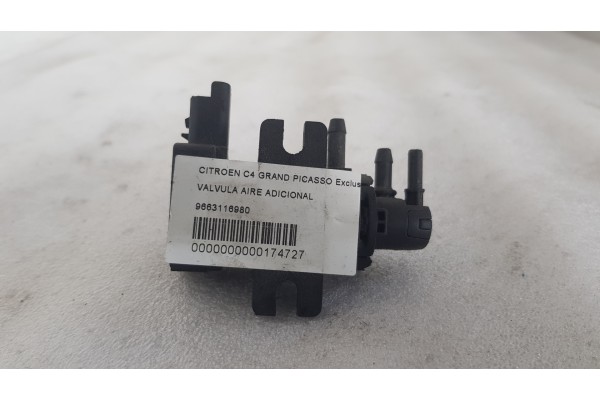 Recambio de valvula aire adicional para citroen c4 grand picasso exclusive plus referencia OEM IAM 9663116980  