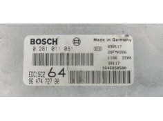 Recambio de centralita motor uce para peugeot 307 break / sw (s1) break xt referencia OEM IAM 0281011081  