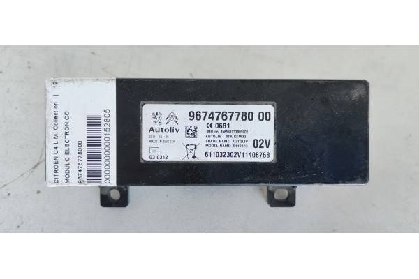 Recambio de modulo electronico para citroen c4 lim. collection referencia OEM IAM 967476778000  