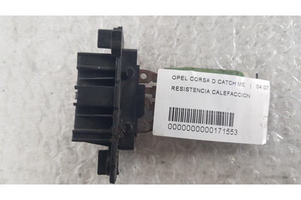 Recambio de resistencia calefaccion para opel corsa d catch me referencia OEM IAM   