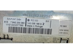 Recambio de sistema audio / radio cd para volkswagen golf v berlina (1k1) conceptline (e) referencia OEM IAM 1K0035186G  