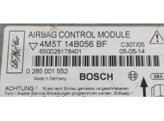 Recambio de centralita airbag para ford focus berlina (cap) 1.6 tdci cat referencia OEM IAM 4M5T14B056BF  