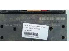 Recambio de caja reles / fusibles para seat ibiza (6l1) 1.9 tdi referencia OEM IAM 6Q1937049C 5WK48212C 
