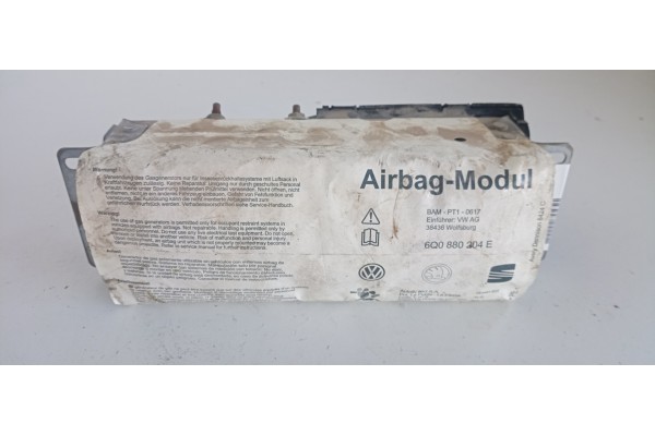Recambio de airbag delantero derecho para skoda fabia (6y2/6y3) elegance referencia OEM IAM 6Q0880204E  