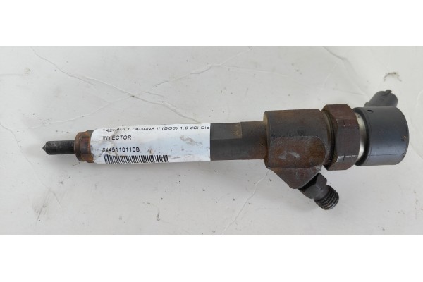Recambio de inyector para renault laguna ii (bg0) 1.9 dci diesel referencia OEM IAM 0445110110B  