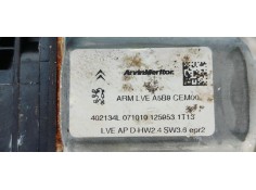 Recambio de elevalunas delantero derecho para citroen c3 picasso exclusive referencia OEM IAM   