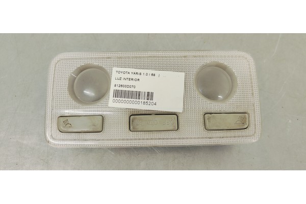 Recambio de luz interior para toyota yaris 1.0 i 68 referencia OEM IAM 812600D070  