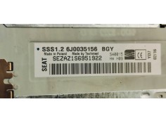 Recambio de sistema audio / radio cd para seat ibiza iv berlina 1.6tdi 90 fap referencia OEM IAM 6J0035156  