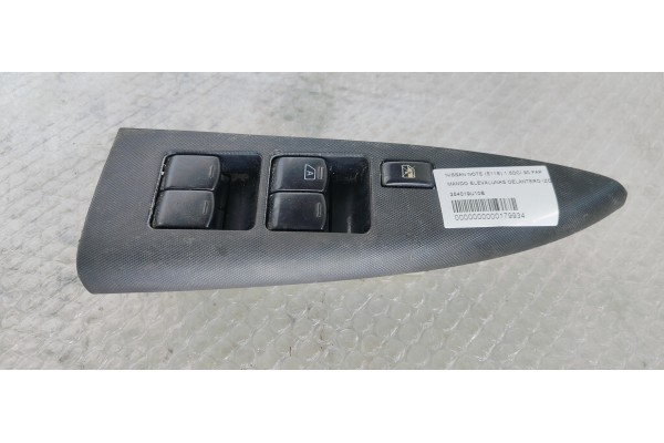 Recambio de mando elevalunas delantero izquierdo para nissan note (e11e) 1.5dci 90 fap referencia OEM IAM 254019U10B  
