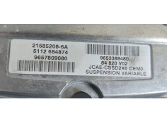 Recambio de centralita suspension para peugeot 407 st confort pack referencia OEM IAM 9657809080  