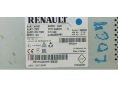 Recambio de sistema audio / radio cd para dacia lodgy 1.5dci 110 fap referencia OEM IAM 281153391R  