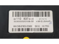 Recambio de cuadro instrumentos para citroen c4 picasso 1.6 hdi 120 fap referencia OEM IAM 9811083780  