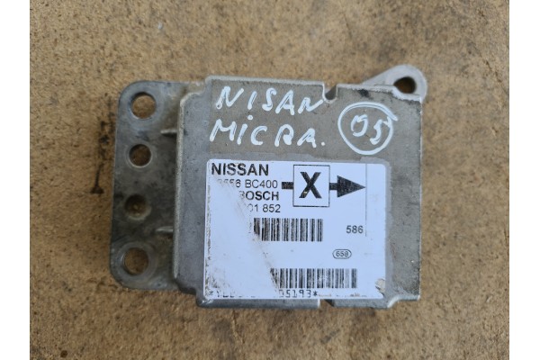Recambio de centralita airbag para nissan micra (k12e) 1.2 cat referencia OEM IAM 8556 BC400  