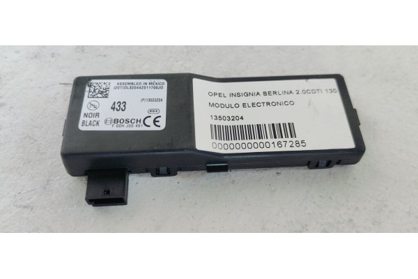 Recambio de modulo electronico para opel insignia berlina 2.0cdti 130 fap referencia OEM IAM 13503204  