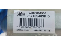 Recambio de motor limpia trasero para renault captur 1.2 i turbo 118 referencia OEM IAM 287105483R  