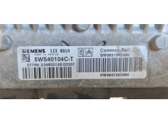 Recambio de centralita motor uce para peugeot 307 (s1) 2.0 hdi cat referencia OEM IAM 5WS40104CT  