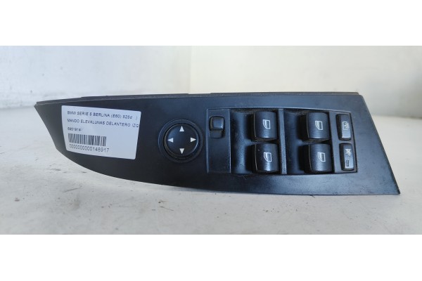 Recambio de mando elevalunas delantero izquierdo para bmw serie 5 berlina (e60) 525d referencia OEM IAM 6951914  