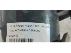 Recambio de faro antiniebla derecho para volkswagen passat berlina (3c2) 2.0 tdi 110 fap referencia OEM IAM 27120600  
