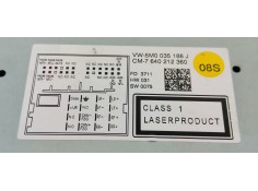 Recambio de sistema audio / radio cd para volkswagen polo (6r1) advance referencia OEM IAM 5M0035186J  