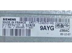 Recambio de centralita motor uce para ford focus berlina (cap) ghia referencia OEM IAM 4M5112A650HG  