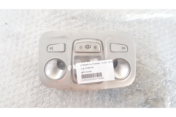 Recambio de luz interior para citroen c4 picasso 1.6 hdi 120 fap referencia OEM IAM 96721407BJ  