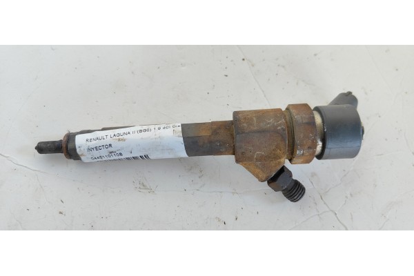 Recambio de inyector para renault laguna ii (bg0) 1.9 dci diesel referencia OEM IAM 0445110110B  