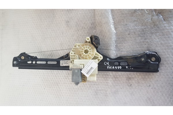 Recambio de elevalunas trasero izquierdo para citroen c4 picasso 1.6 hdi 120 fap referencia OEM IAM 9676172480  